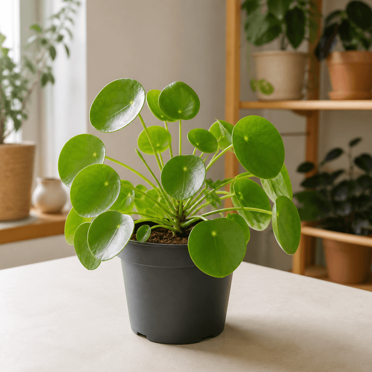 Pilea im 9-cm-Topf als Beispielanzeige bei PlantPort